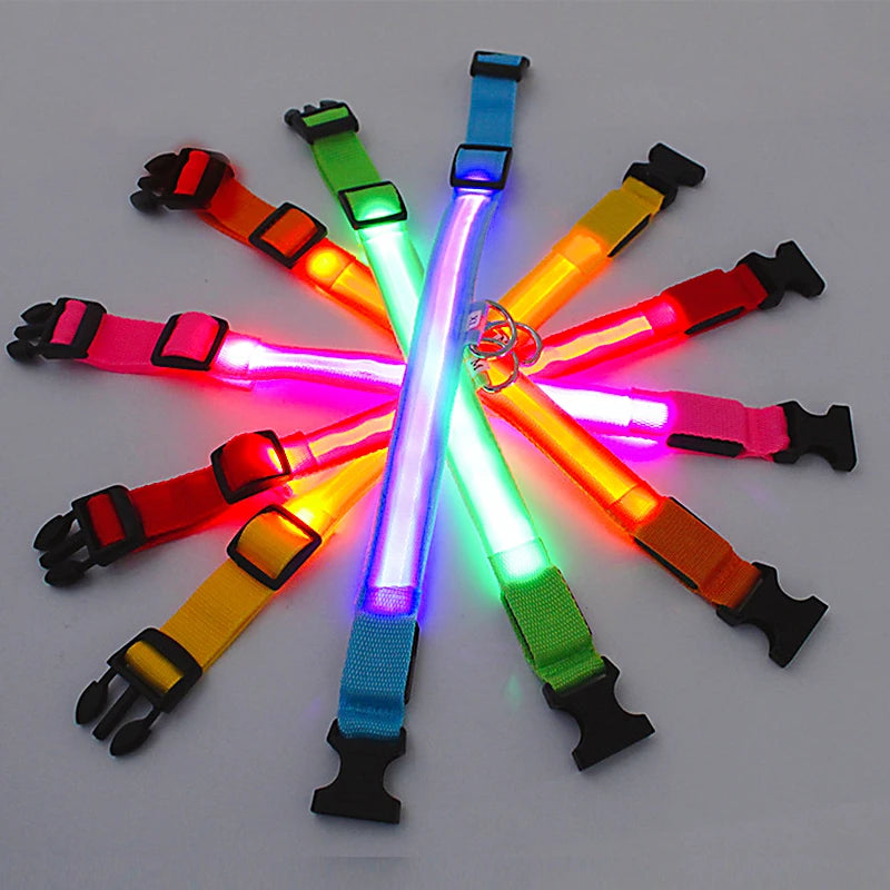 LED Glowing Dog Collar/Anti-Lost Dog Light