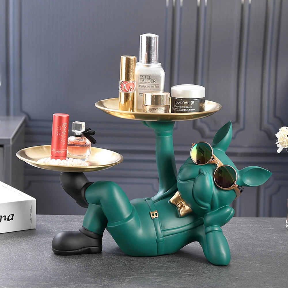Bulldog Animal Figurine Statue Sculpture
