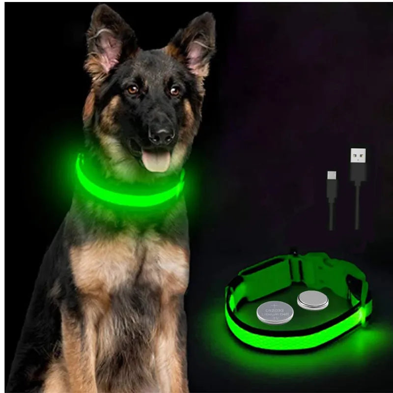 LED Glowing Dog Collar/Anti-Lost Dog Light