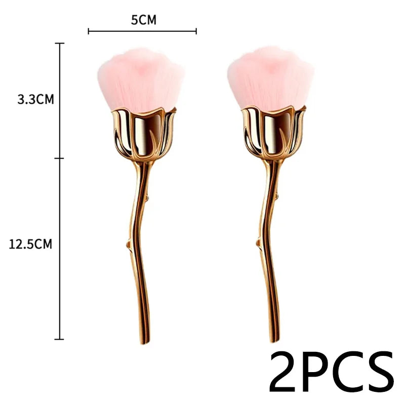 Rose-shaped Soft Brush For Nail Art