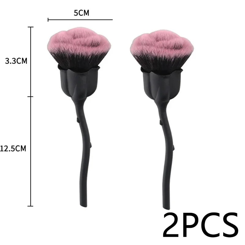 Rose-shaped Soft Brush For Nail Art