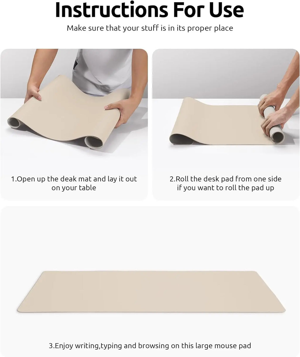 Large Minimalistic Mouse Pad/Office Desk Ma