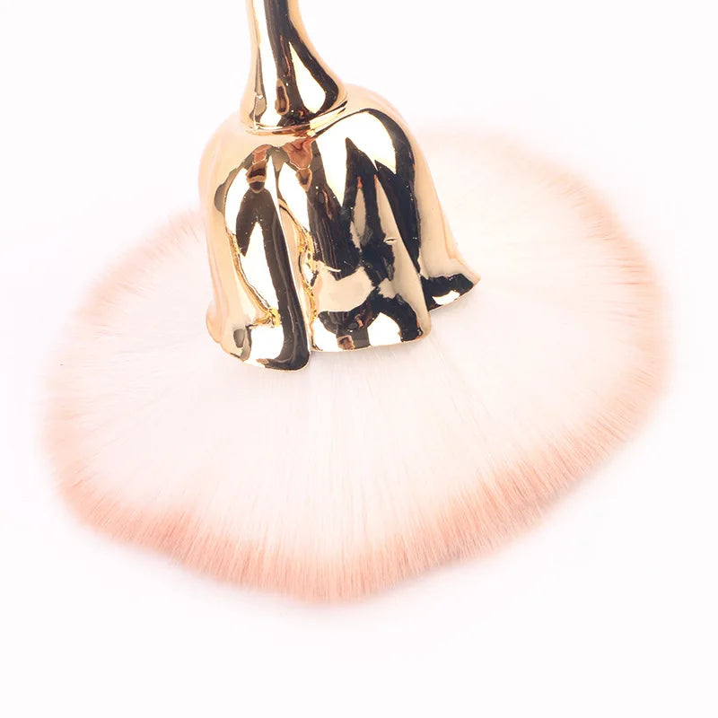 Rose-shaped Soft Brush For Nail Art