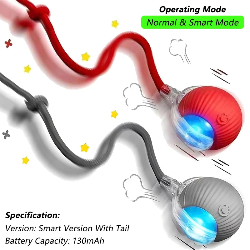 Cat Interactive Ball Toy Automatic Rolling Tail Ball AND MORE!