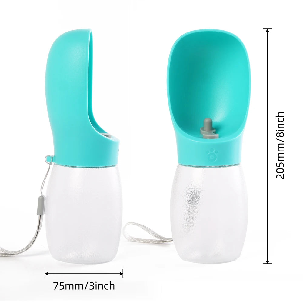 Portable Dog Water Bottle Travel Pet Drinking Bowl