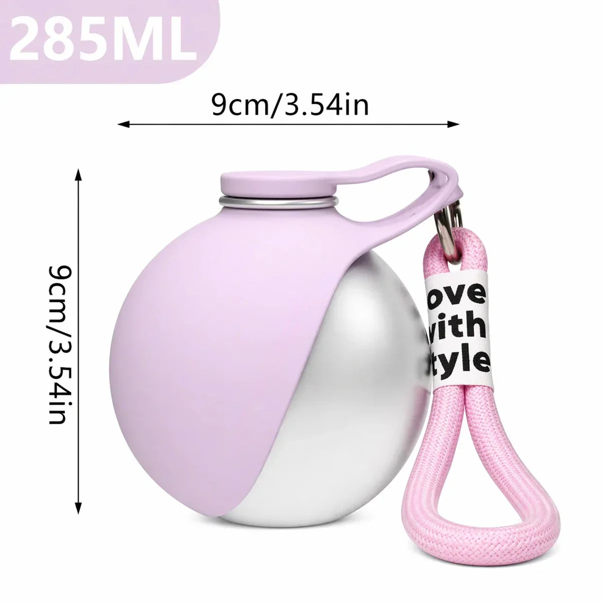 Portable Outdoor Pet Stainless Steel Water Cup