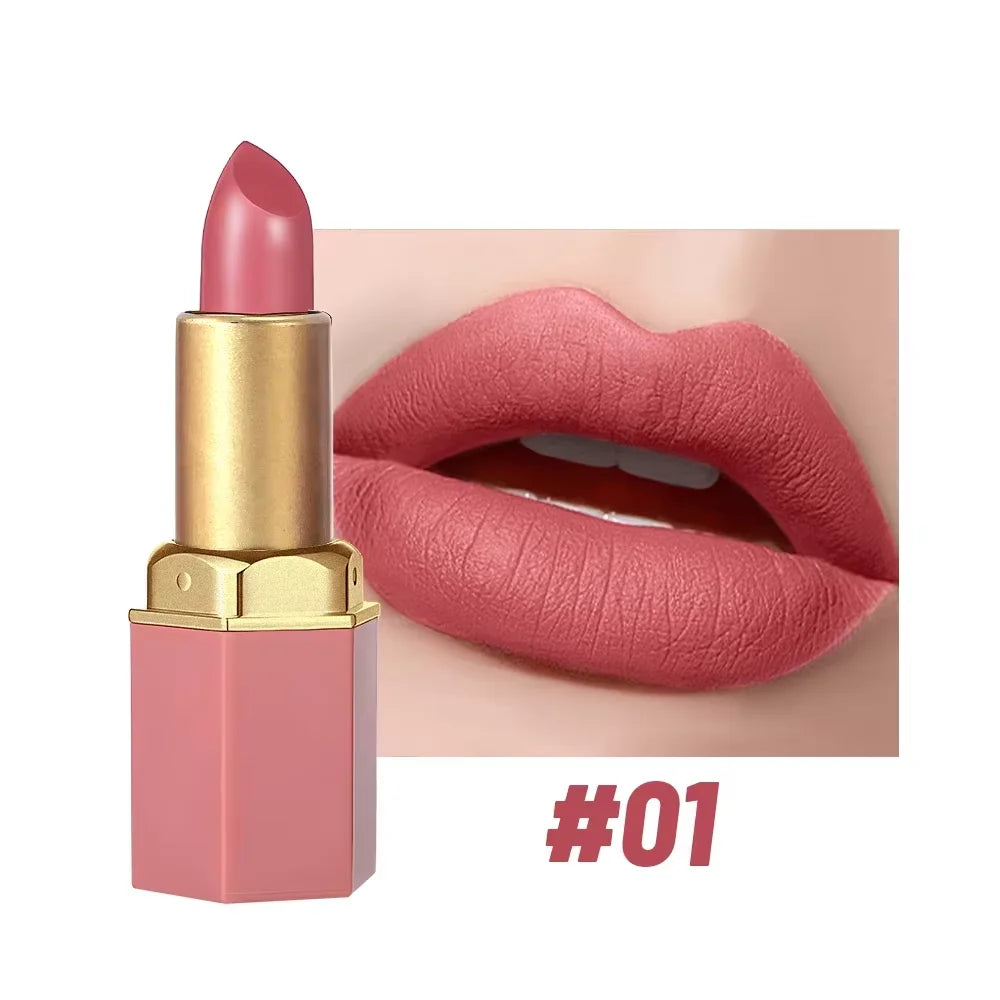 6-Color Matte Lipstick Set Long-Lasting Velvet Finish