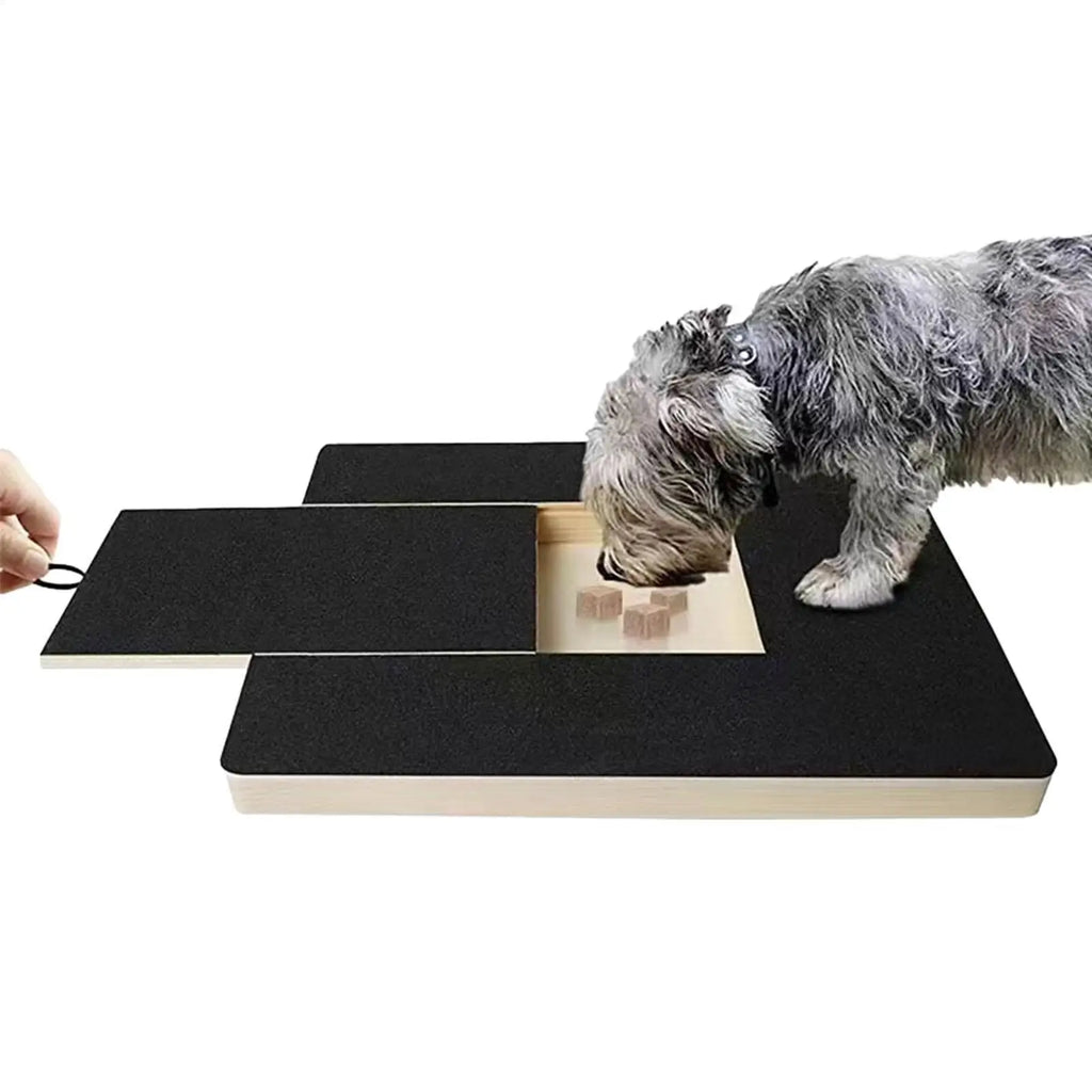 Dog Nail Scratch Board with Built-in Treat Box