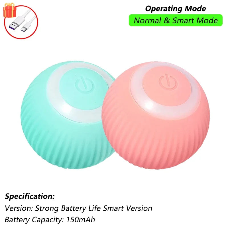 Cat Interactive Ball Toy Automatic Rolling Tail Ball AND MORE!