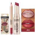 USHAS' 12 Color Lip Liner + LIPSTICK Nude lipstick