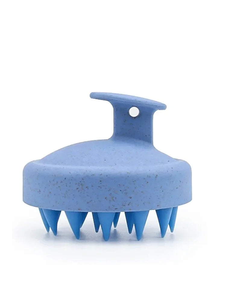 Silicone Shampoo Brush Head Scalp Massage Comb
