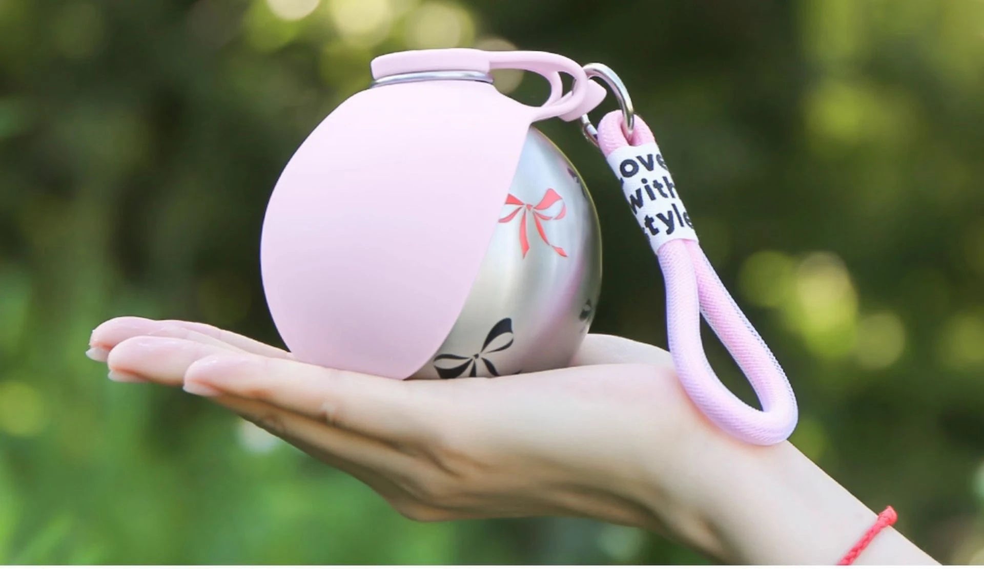Portable Outdoor Pet Stainless Steel Water Cup