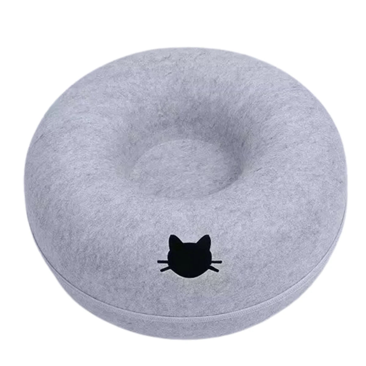 Donut Cat Bed Interactive Tunnel