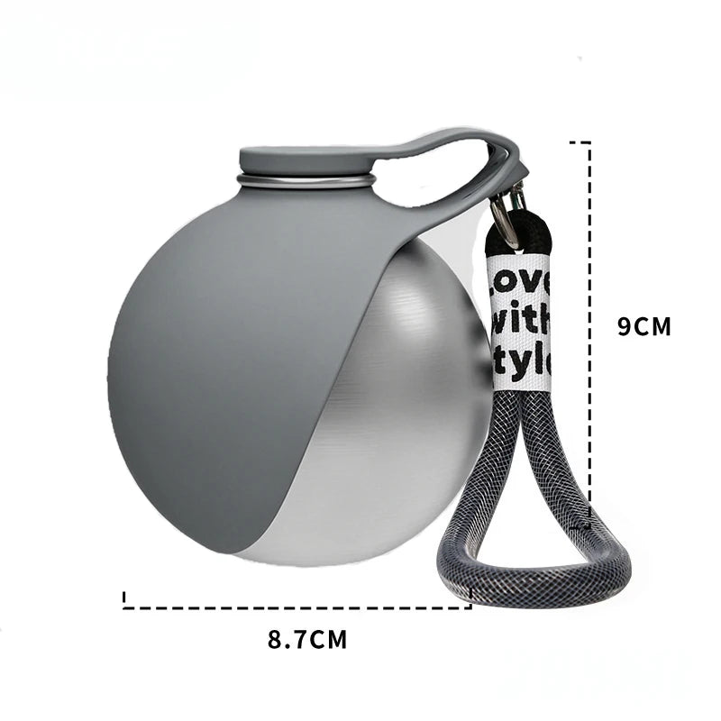 Portable Outdoor Pet Stainless Steel Water Cup