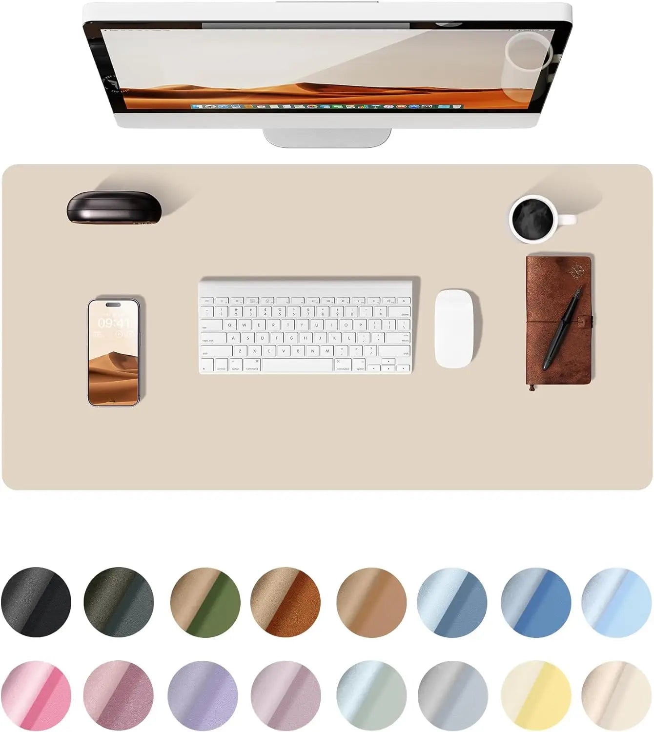 Large Minimalistic Mouse Pad/Office Desk Ma