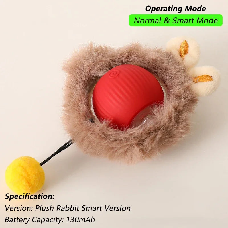 Cat Interactive Ball Toy Automatic Rolling Tail Ball AND MORE!