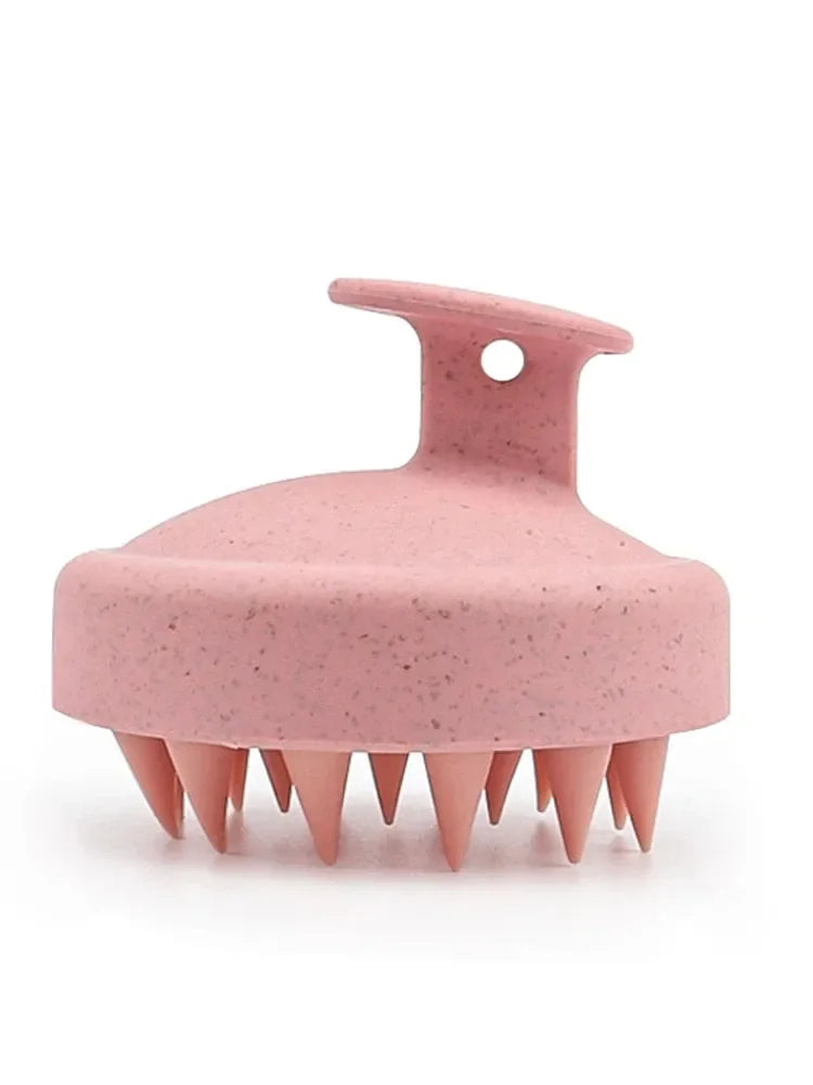 Silicone Shampoo Brush Head Scalp Massage Comb