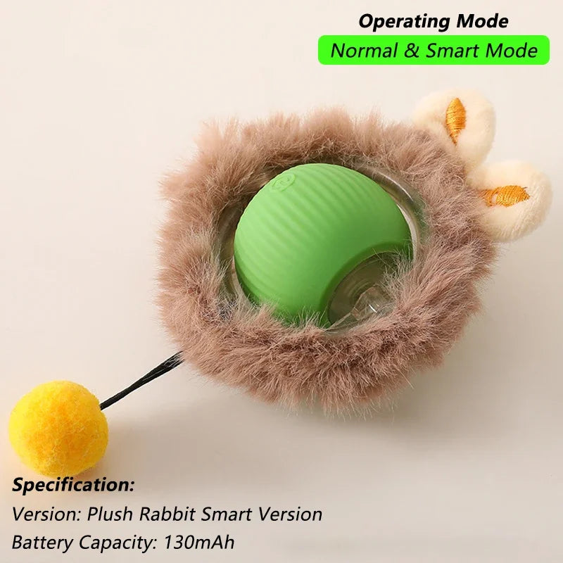 Cat Interactive Ball Toy Automatic Rolling Tail Ball AND MORE!