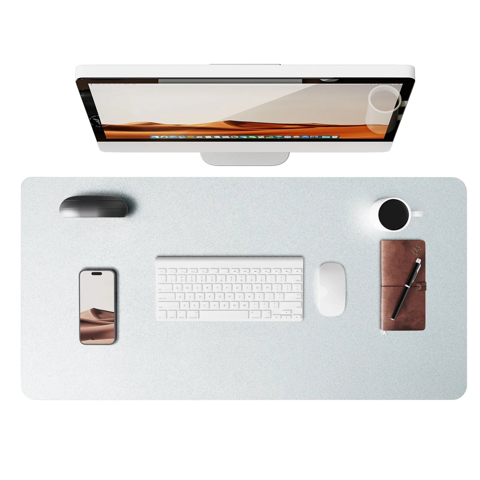 Large Minimalistic Mouse Pad/Office Desk Ma