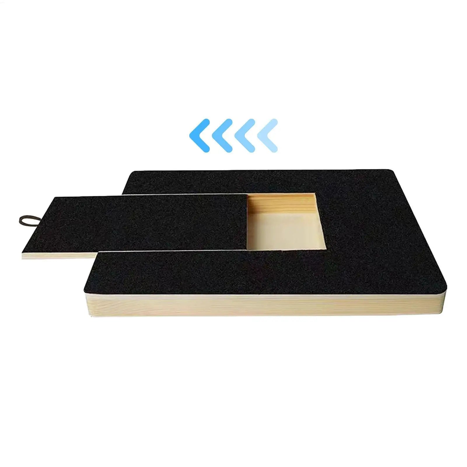 Dog Nail Scratch Board with Built-in Treat Box