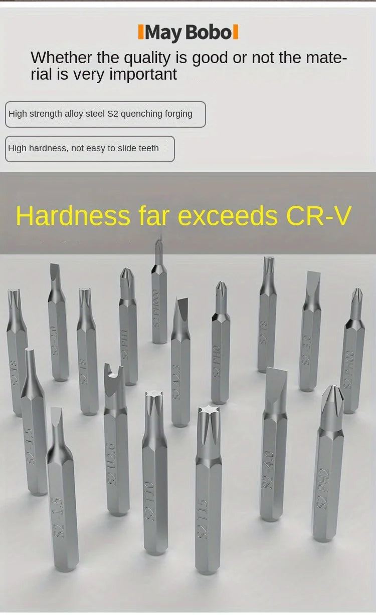 Screwdriver Set 25 in 1 Phillips Torx Hexagonal Flat Head Magnetic