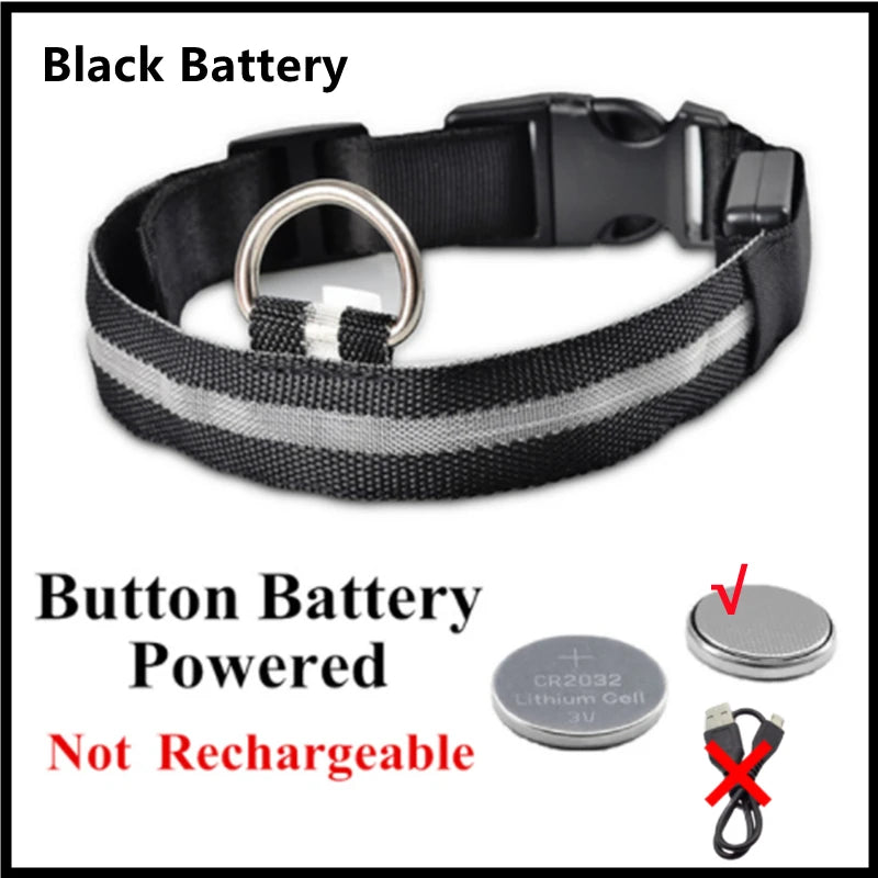 LED Glowing Dog Collar/Anti-Lost Dog Light