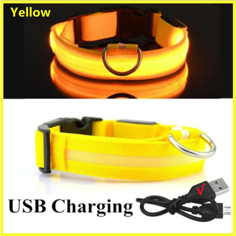 LED Glowing Dog Collar/Anti-Lost Dog Light