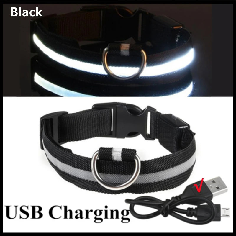 LED Glowing Dog Collar/Anti-Lost Dog Light