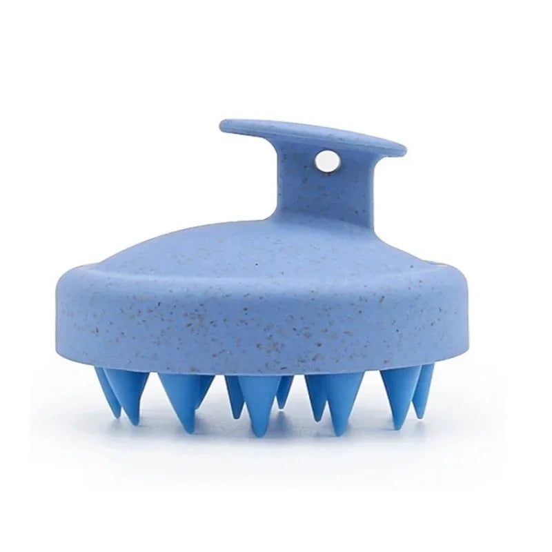 Silicone Shampoo Brush Head Scalp Massage Comb