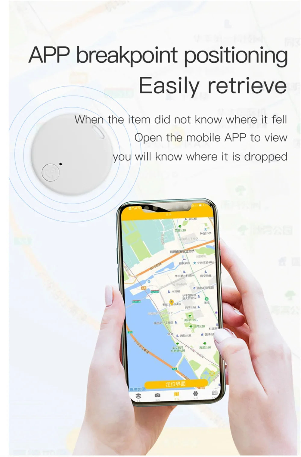 Bluetooth Smart GPS Tracker Smart Finder