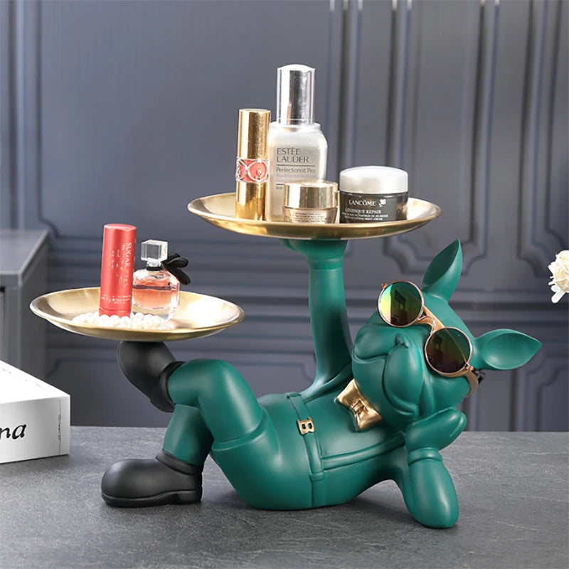 Bulldog Animal Figurine Statue Sculpture
