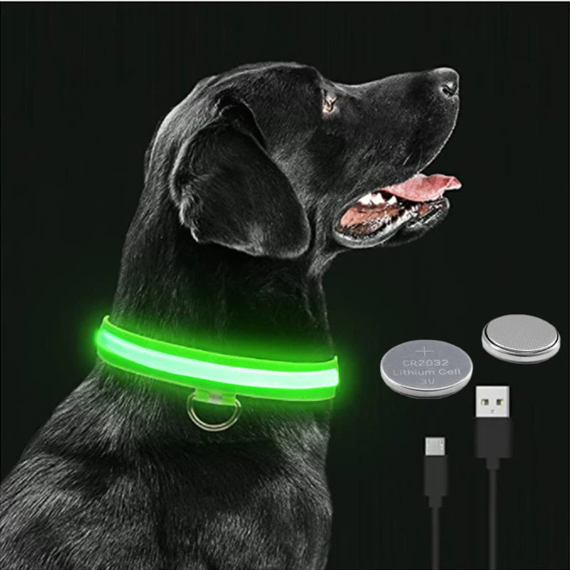 LED Glowing Dog Collar/Anti-Lost Dog Light