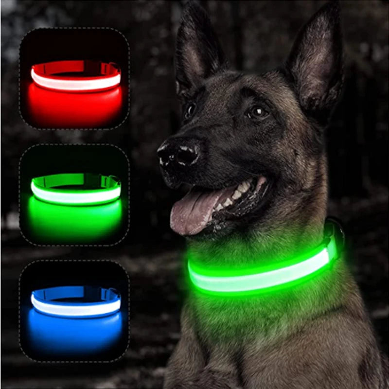 LED Glowing Dog Collar/Anti-Lost Dog Light