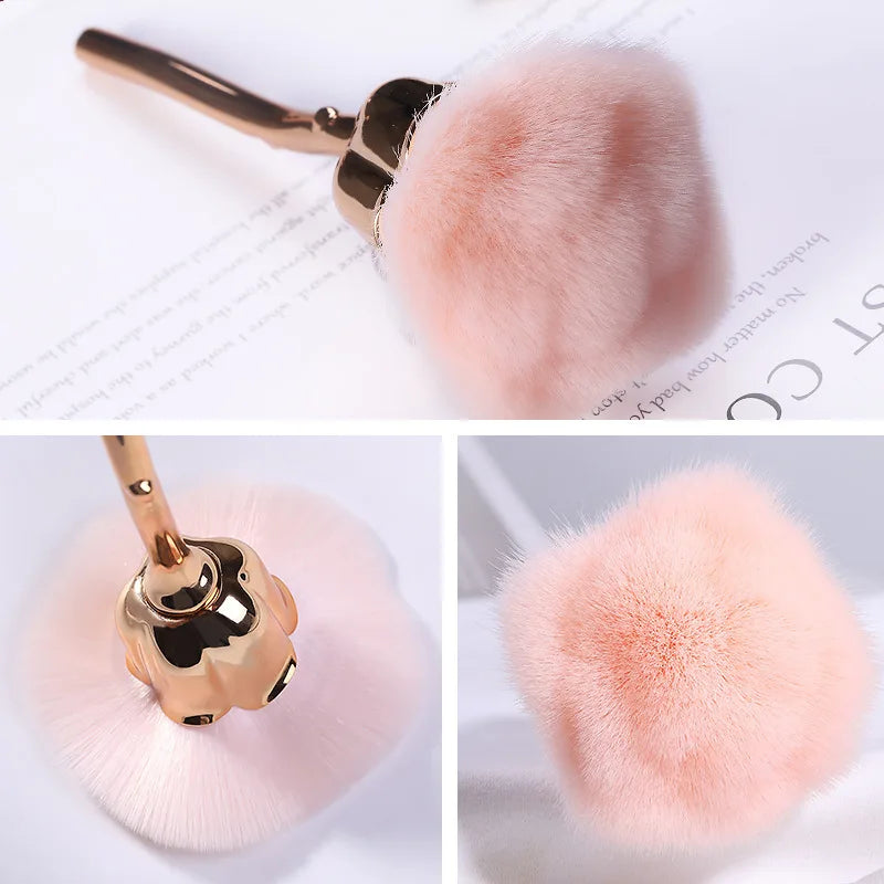 Rose-shaped Soft Brush For Nail Art