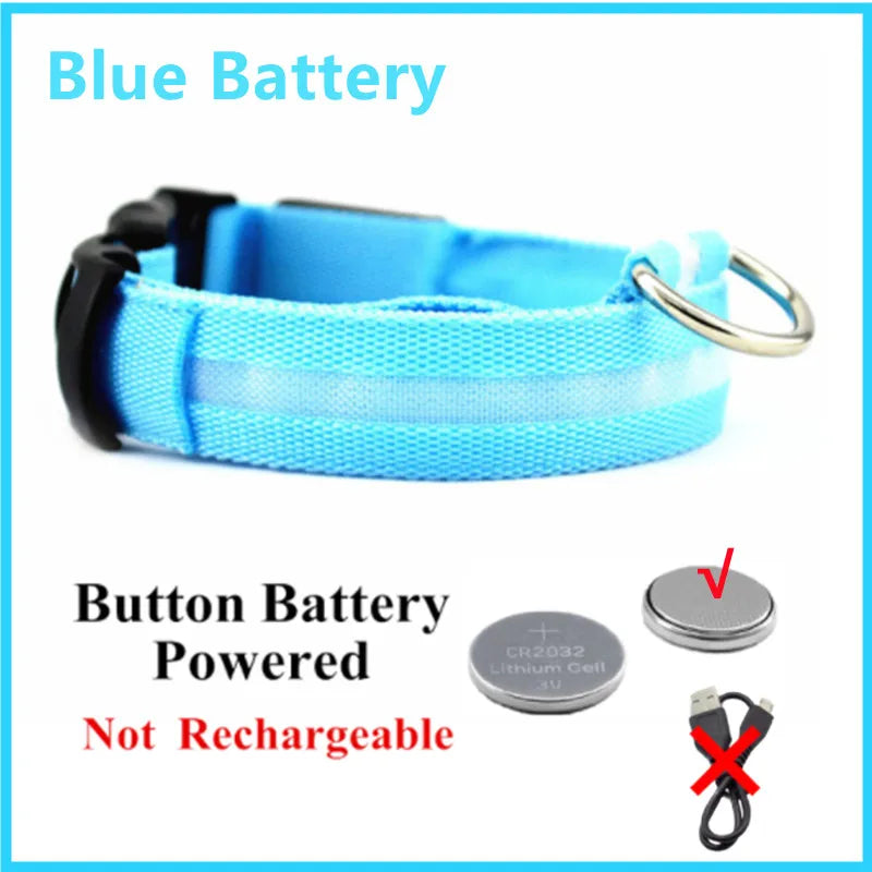 LED Glowing Dog Collar/Anti-Lost Dog Light