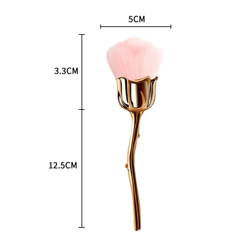 Rose-shaped Soft Brush For Nail Art