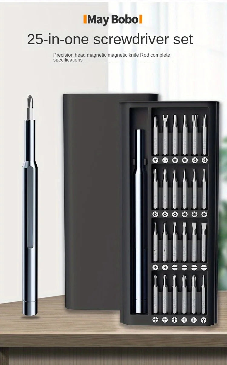Screwdriver Set 25 in 1 Phillips Torx Hexagonal Flat Head Magnetic
