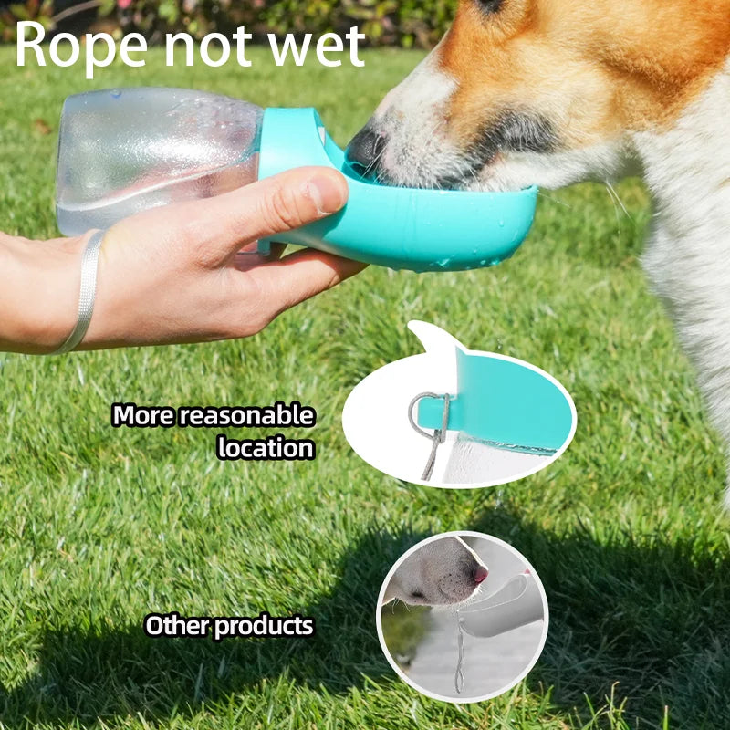Portable Dog Water Bottle Travel Pet Drinking Bowl