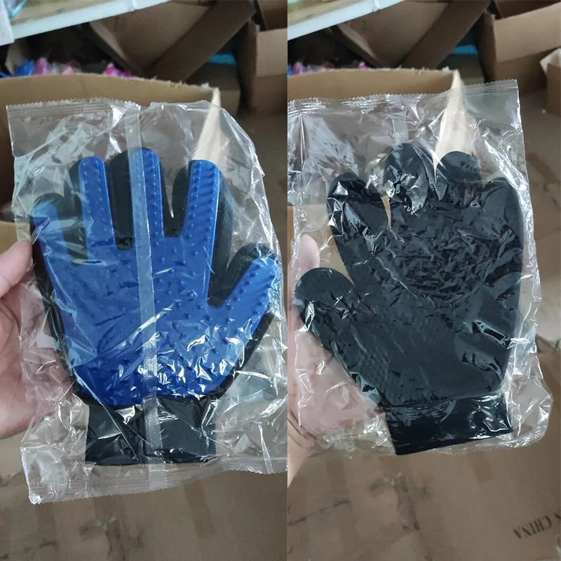 Multicolor Silicone Cat Dog Hair Removal Glove