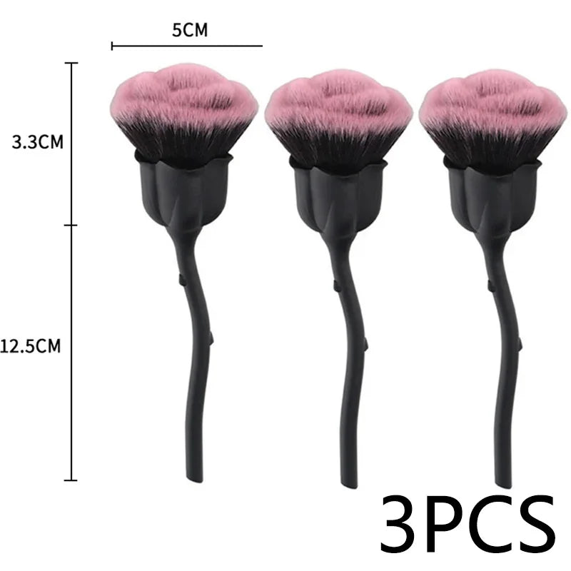Rose-shaped Soft Brush For Nail Art