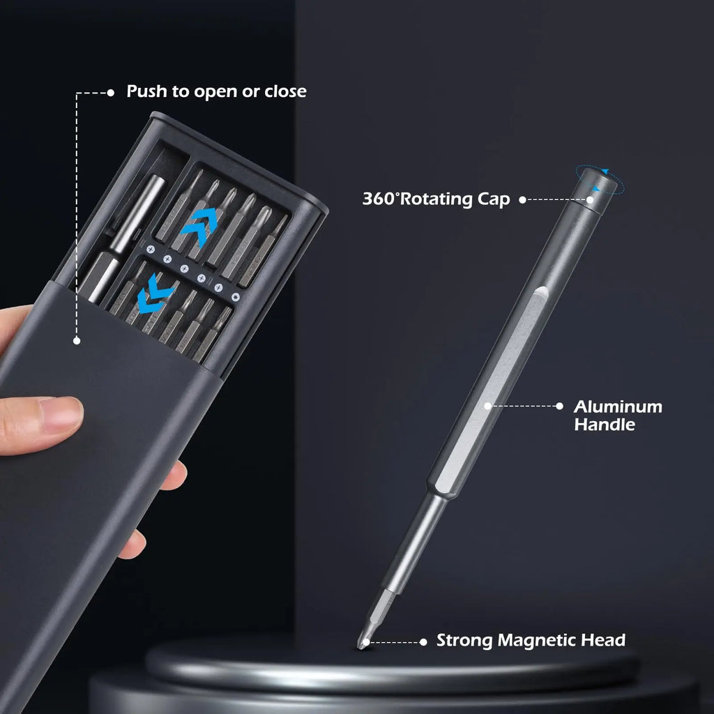 Screwdriver Set 25 in 1 Phillips Torx Hexagonal Flat Head Magnetic