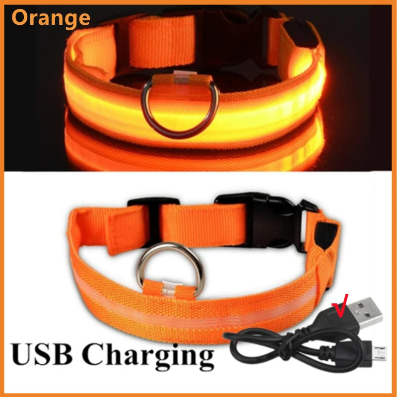 LED Glowing Dog Collar/Anti-Lost Dog Light