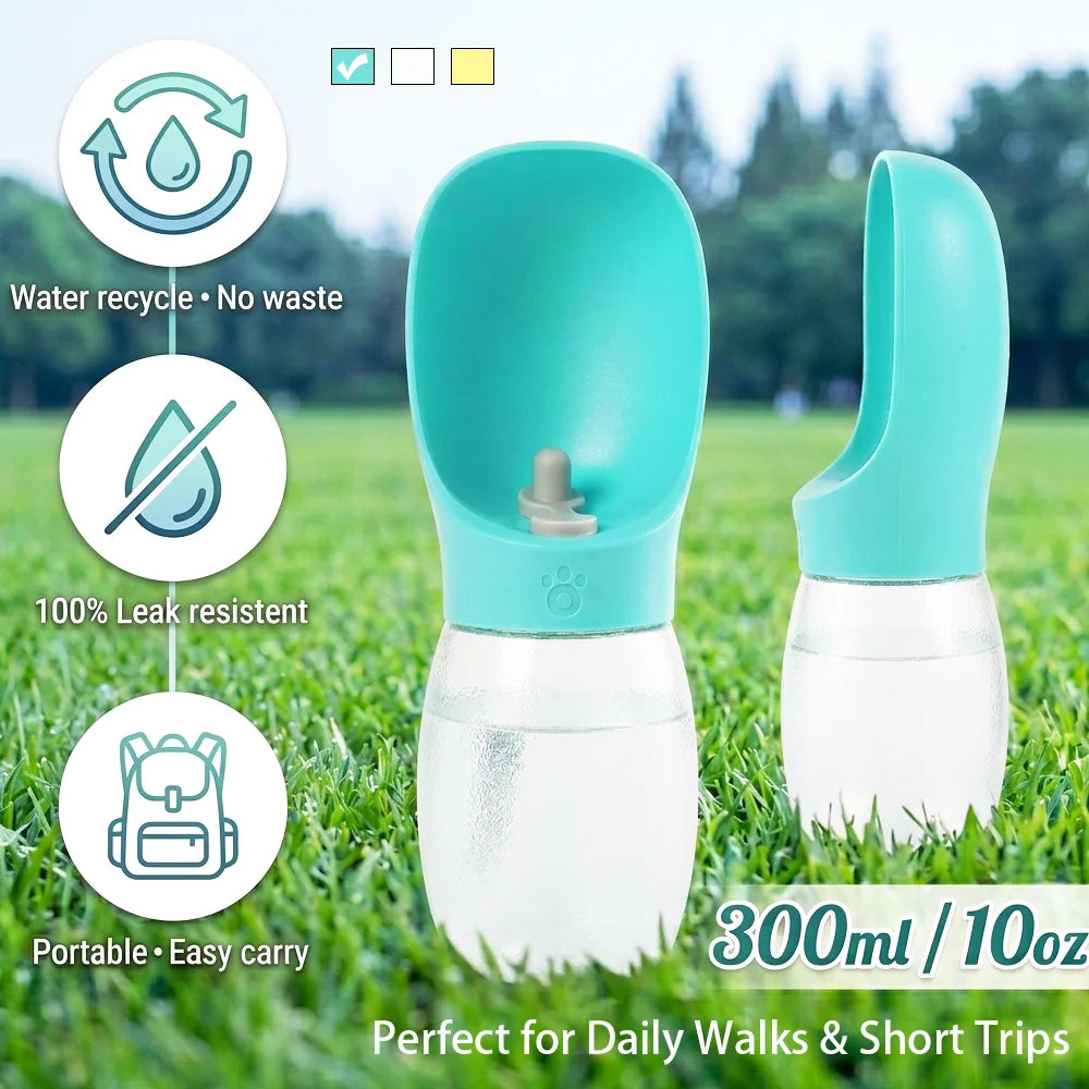 Portable Dog Water Bottle Travel Pet Drinking Bowl