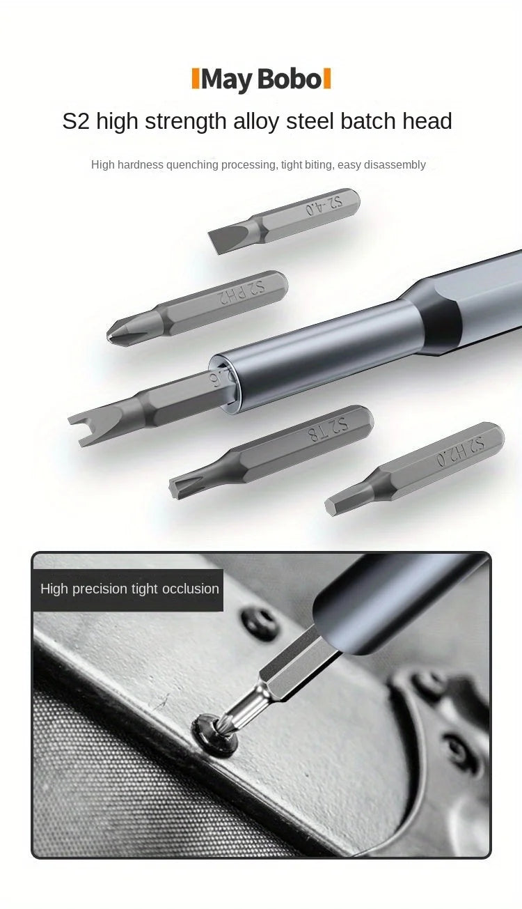 Screwdriver Set 25 in 1 Phillips Torx Hexagonal Flat Head Magnetic