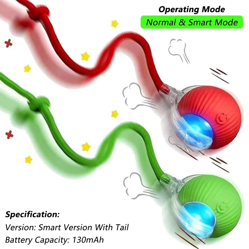 Cat Interactive Ball Toy Automatic Rolling Tail Ball AND MORE!