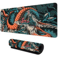 Japanese Themed Dragon Gaming Mousepad Speed Desk
