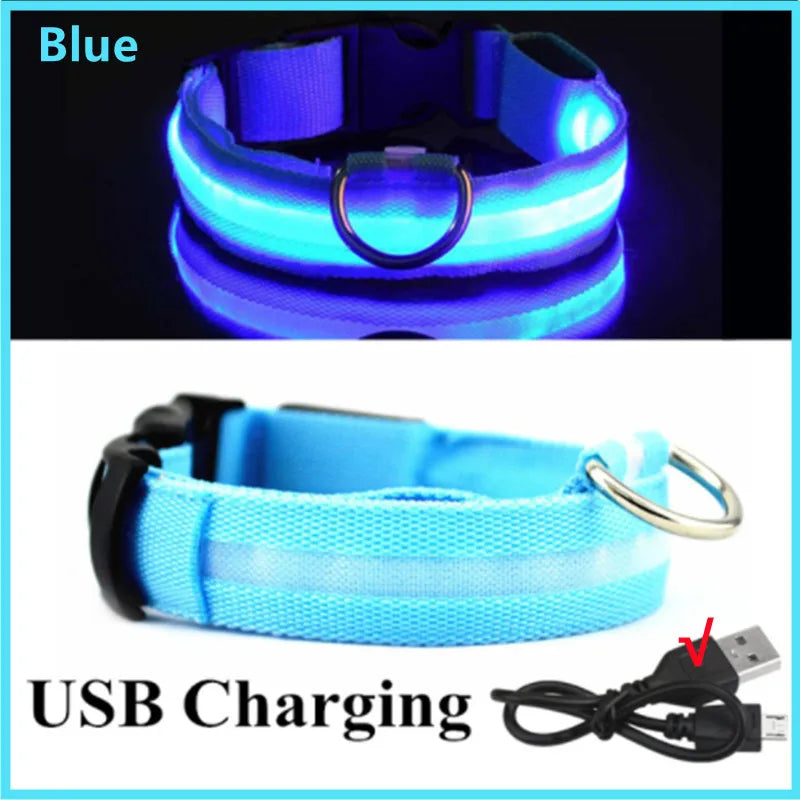 LED Glowing Dog Collar/Anti-Lost Dog Light